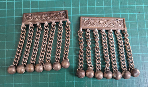 Chrome metal tassles for - x,