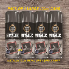 PACK OF 4 LARGE 400ml METALLIC