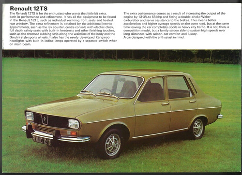 Renault saloon 1973 - 12, ts