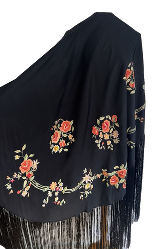 Vintage black peach - vintage, green