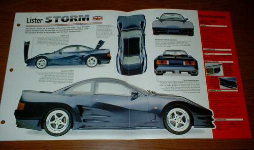 1999 lister storm - 1999, spec