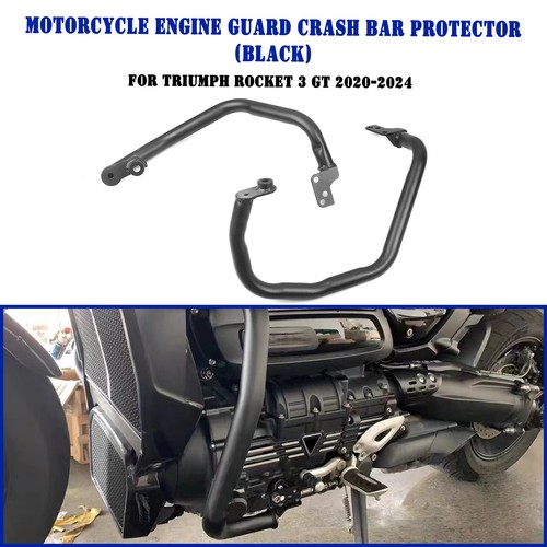 1set black engine frame guards - black,