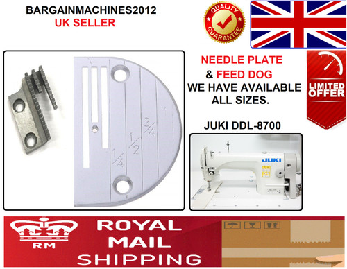 Needle plate feed dog - &, for