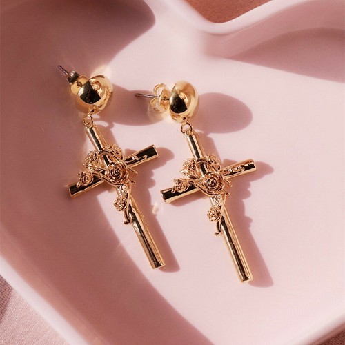 Fashion rose flower cross - ,