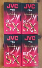 4 x JVC Recordable VHS Tapes -