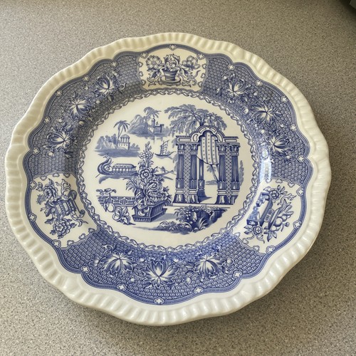 Spode plate blue - plate, room