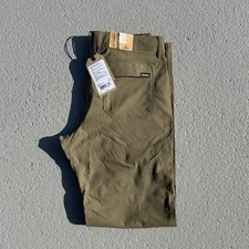 PrAna Stretch Zion II Relaxed Straight Pants Men's 31 x 32 Slate Green