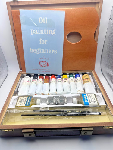 Vintage rowney oil paint - vintage,