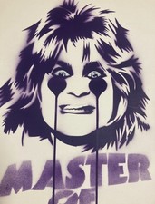 Pure Evil Ozzie Osbourne  SIgned  Art   Car Boot Fair edition 1/15