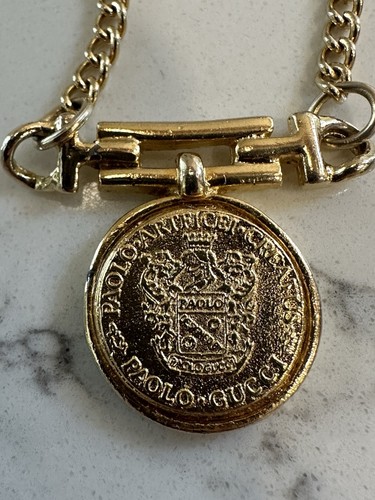 Vtg 80s paolo gucci coin - vtg,