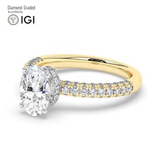 Oval Diamond Engagement Ring