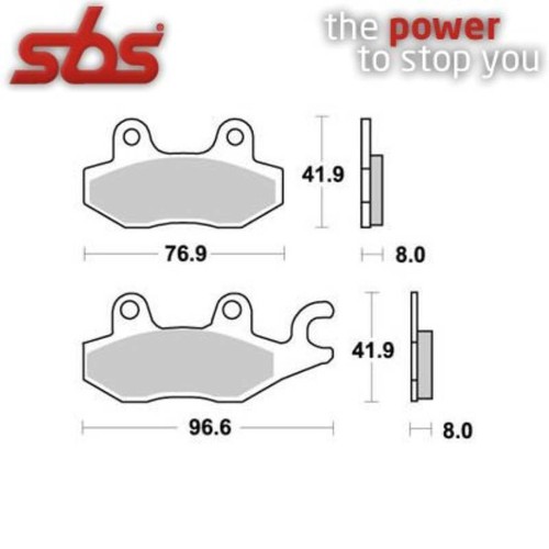 Pair brake pads 638ls 638 - pads,