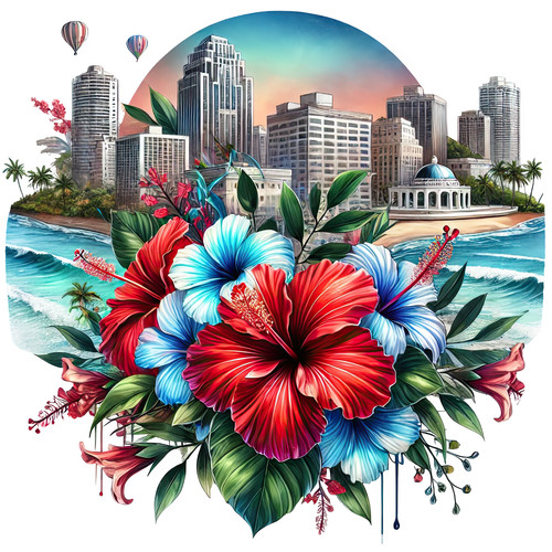 Wall decal sticker puerto rico - sticker,