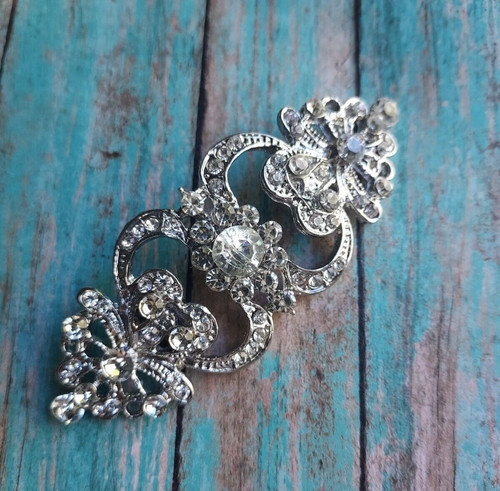 Silver magnetic collar - silver,