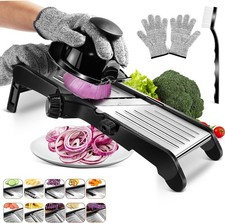 3in1 Professional Adjustable Mandolin Slicer Vegetable Cutter Food Fruit Chopper