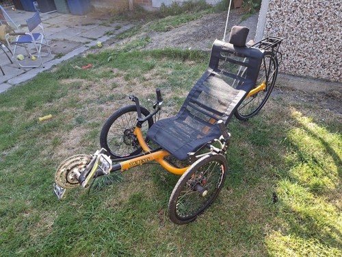 Recumbent trike folding - recumbent,