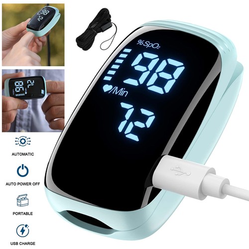 Finger pulse oximeter - finger, blood