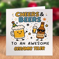 CHEERS & BEERS AWESOME CERAMIC