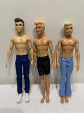 3 Dolls Barbie Ken Doll