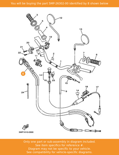 Yamaha throttle cable assy - yamaha,