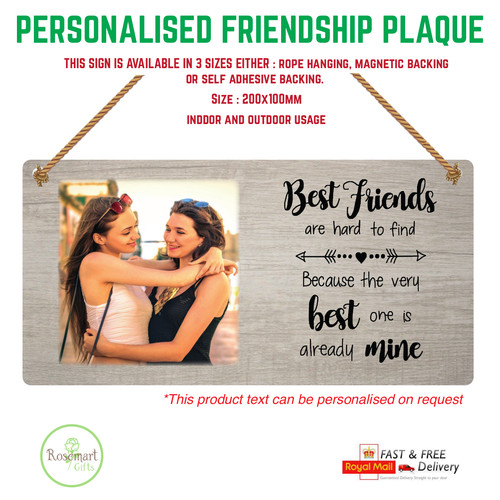 Personalised friendship plaque - friendship,