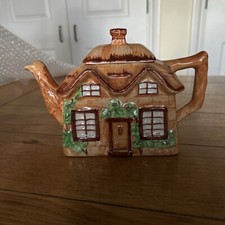 Vintage Crown Clarence Old English Cottage Ware Tea Pot