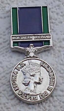 GENERAL SERVICE MEDAL  LAPEL BADGE BRITISH ARMY NORTERHN IRELAND 24mm taLL