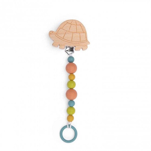 Turtle soother holder - turtle,