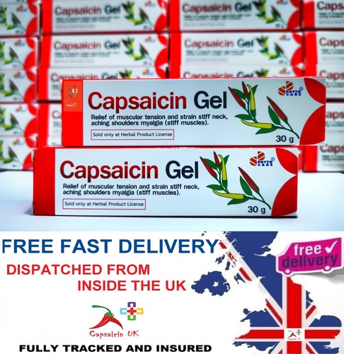 Capsaicin hot chili gel - capsaicin,
