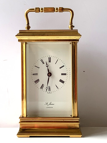 James carriage clock - st,