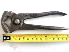 Vintage PS & W Co. Blacksmith Farrier Claw Nail Pullers Pliers