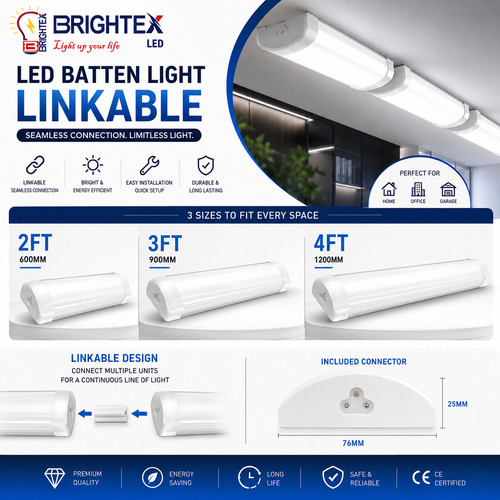 Led linkable batten - led, light