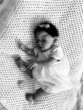 Beautiful black reborn baby