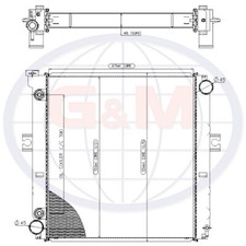 Radiator for caterpillar - for,