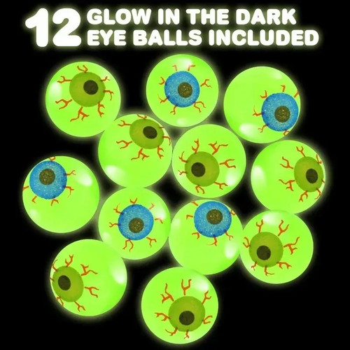 Halloween glow dark eyeball - halloween,