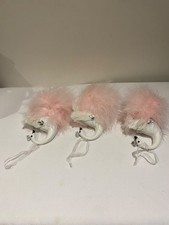 3 Swan With Crown Pink Feather