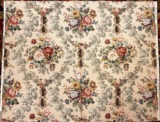 Vintage sanderson Chatsworth floral cotton or cotton & linen mix fabric 1 Metre