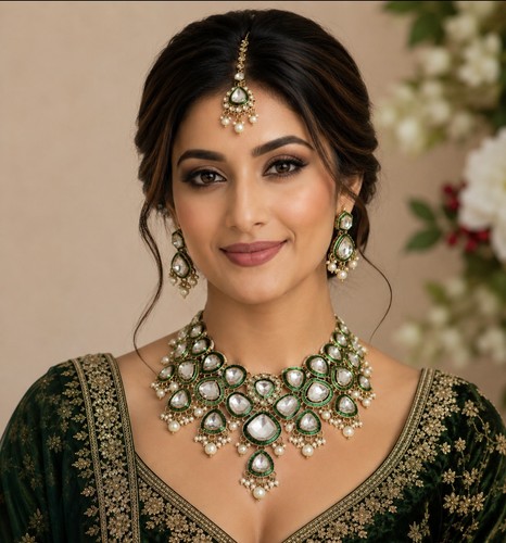 Asian bollywood jewellery set - jewellery,