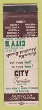 Matchbook Cover - City