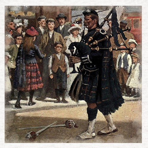 Scottish piper vintage - piper,