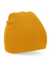 Beechfield knitted beanie hat mens ladies winter warm woolly ski skull cap