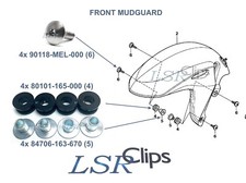 12x Honda CB600F hornet front
