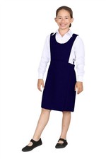 Girls Pleated Bib Pinafore