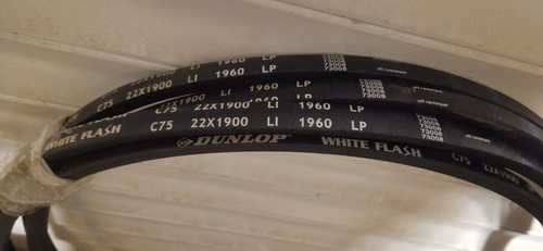 Dunlop white flash c75 belt - flash,