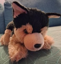 Nature Babies German Shepherd Soft Plush Puppy Toy Life Like & Realistic New