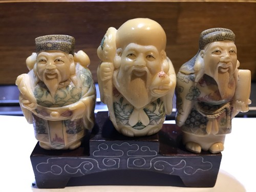 Vintage chinese three gods - chinese,