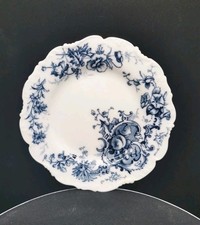 Cauldon England White and Blue