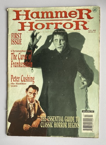 Hammer horror magazine first - horror,