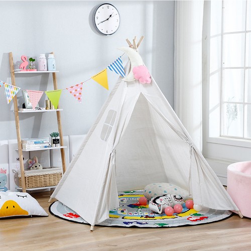 Children play teepee canvas - play,
