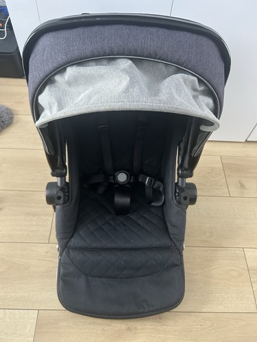 Silver cross seat unit - cross, hood